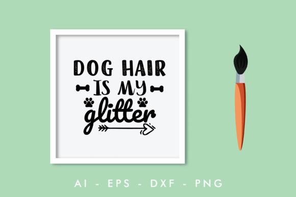 Dog Hair is My Glitter Embroidery Design Review