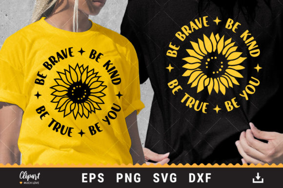 Sunflower T-shirt SVG for Crafts and Graphics